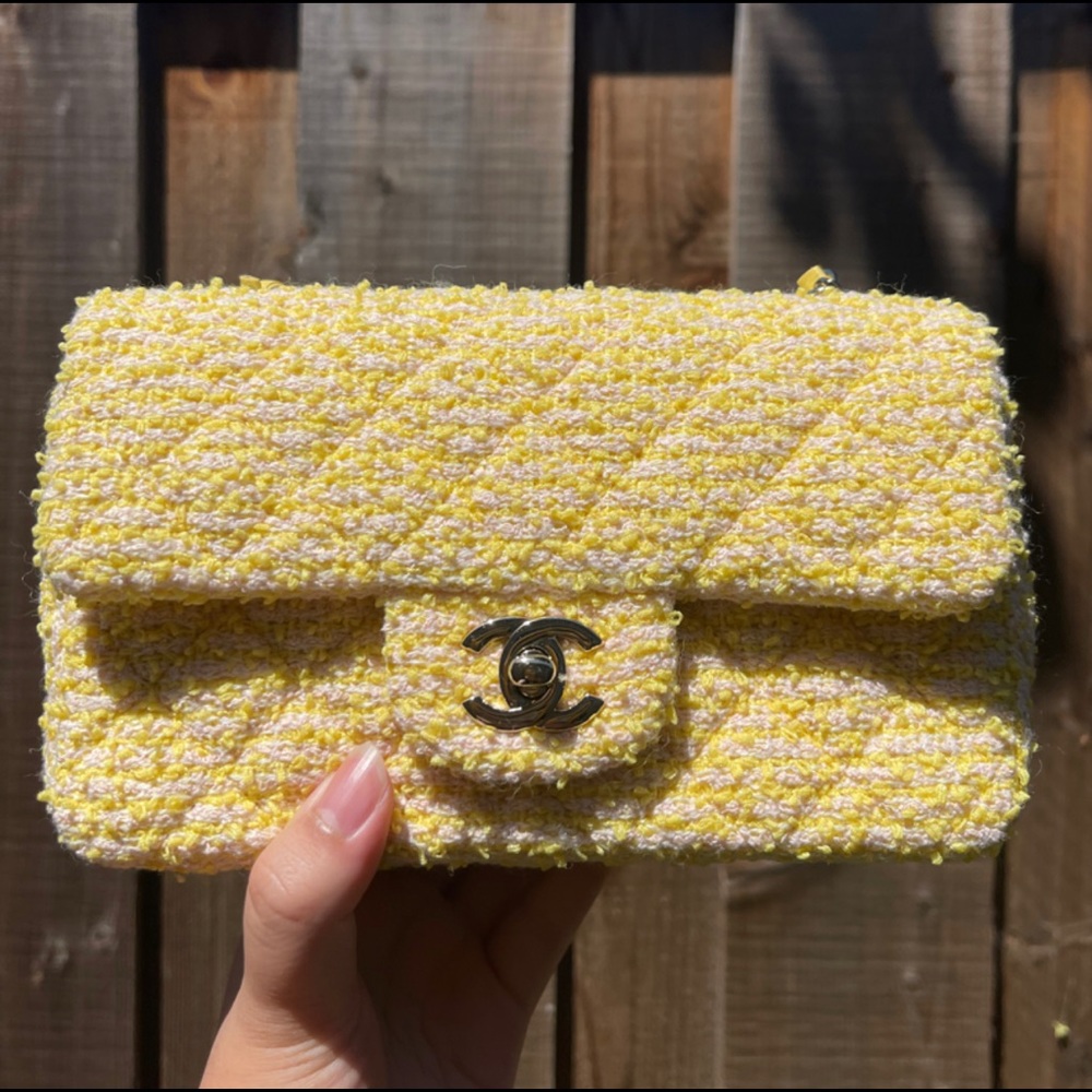 SOLD Chanel 21P Tweed Mini Flap Bag